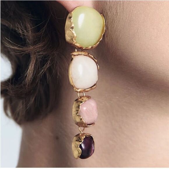 Zara Jewelry - Crystal drop earrings #1464